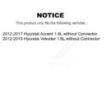 Mpulse HVAC Blower Motor Resistor For Hyundai Accent Veloster without Connector 1.6L - Image 2