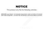 Mpulse HVAC Blower Motor Resistor For Dodge Nitro Jeep Liberty SEN-2BMR1011 - Image 2