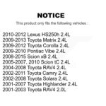 Mpulse Engine Variable Valve Timing (VVT) Solenoid For Toyota Corolla Camry Matrix RAV4 - Image 2