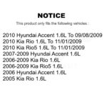 Mpulse Engine Variable Valve Timing (VVT) Solenoid For Hyundai Accent Kia Rio Rio5 1.6L - Image 2