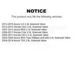 Mpulse Engine Variable Valve Timing (VVT) Solenoid For Honda Civic CR-V Acura TSX RDX - Image 2