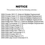 Mpulse Engine Variable Valve Timing (VVT) Solenoid For Dodge Ram 1500 Jeep Chrysler 300 - Image 2