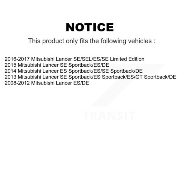 CMX Front Left Disc Brake Caliper For Mitsubishi Lancer SLC-18B5032C - Image 2