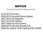 CMX Front Right Brake Caliper For Hyundai Elantra Kia Soul Sonata Optima Magentis - Image 2