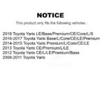 CMX Front Left Disc Brake Caliper For Toyota Yaris SLC-19B3198 - Image 2