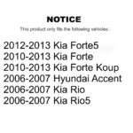 CMX Rear Right Disc Brake Caliper For Kia Forte Hyundai Accent Koup Forte5 Rio5 Rio - Image 2