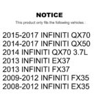 CMX Rear Right Disc Brake Caliper For INFINITI QX50 EX35 FX35 QX70 EX37 FX37 - Image 2