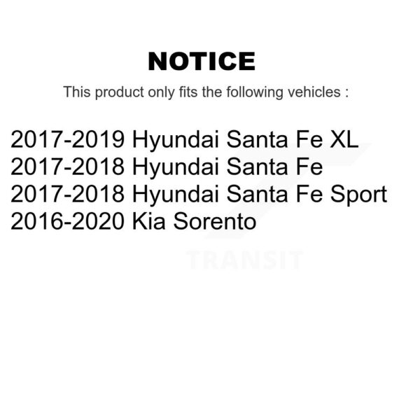 TEC Rear Ceramic Disc Brake Pads For Kia Sorento Hyundai Santa Fe Sport XL TEC-1916 – Image 2