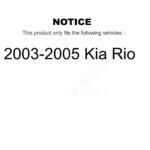 TOR Front Right Lower Suspension Control Arm Ball Joint Assembly For 03-05 Kia Rio - Image 2