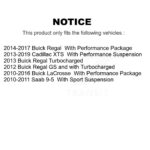 TOR Front Suspension Stabilizer Bar Link Kit For Buick LaCrosse Regal Cadillac XTS - Image 2
